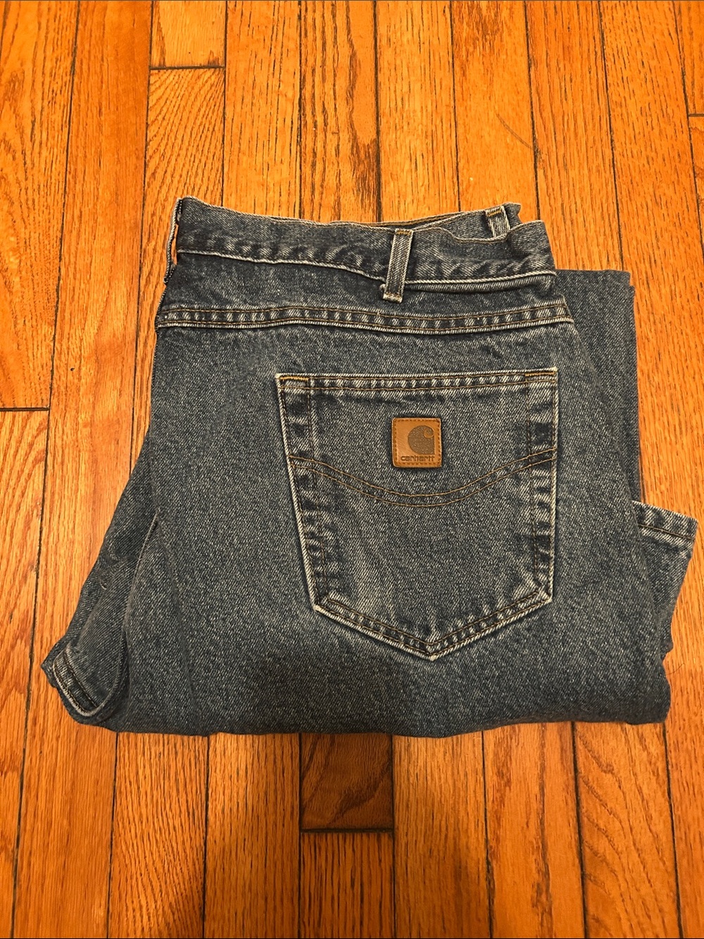Carhartt Men's Indigo Relaxed Fit Jeans